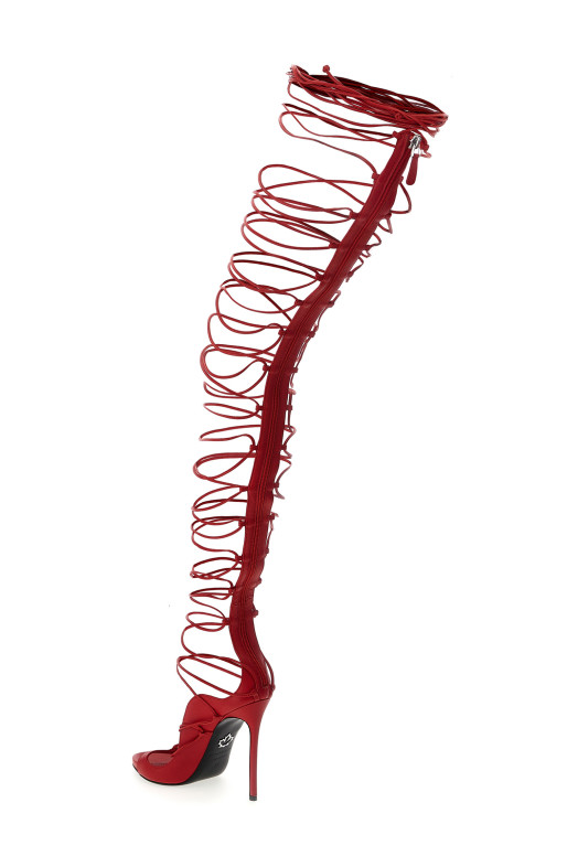 Capsule sandals Vaquera x Dsquared2 Red