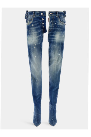 Bettter x Dsquared2 capsule boots Blue