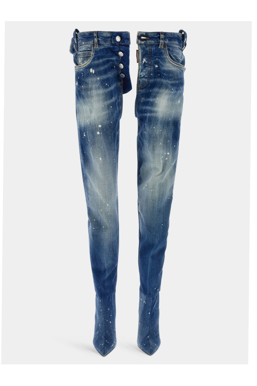 Bettter x Dsquared2 capsule boots Blue