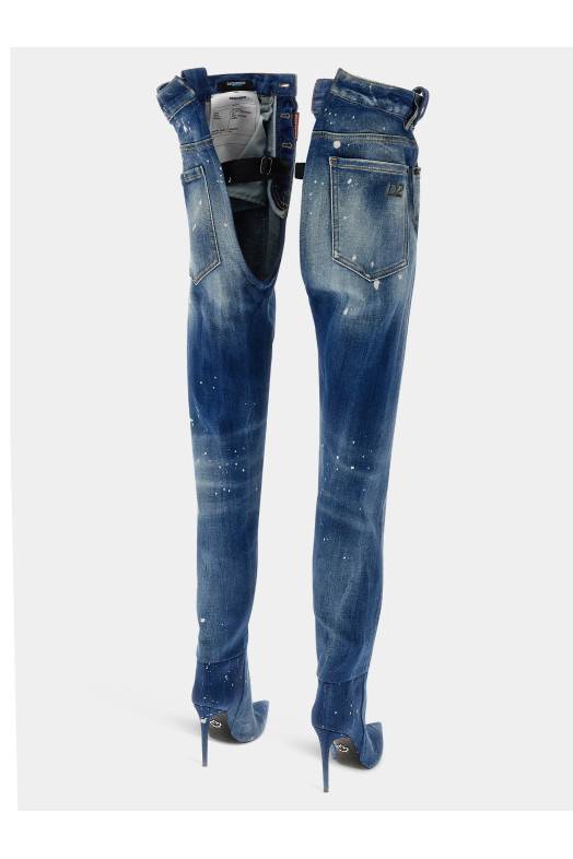 Bettter x Dsquared2 capsule boots Blue