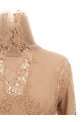 Lace insert sweater Beige Lace insert sweater Beige