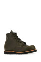 Кожаные ботинки оливкового цвета RED WING (08828D)