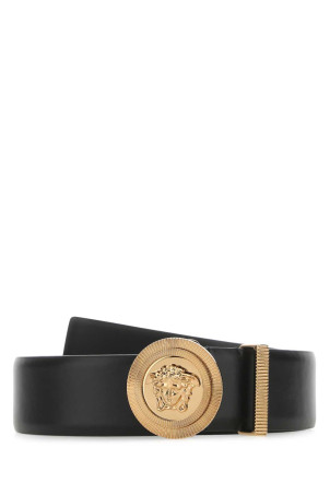 Чорний шкіряний ремінь VERSACE (1003873DVTP1) Чорний шкіряний ремінь VERSACE (1003873DVTP1)