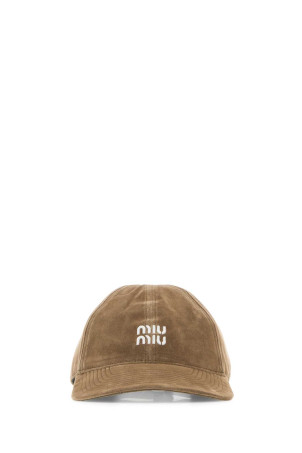 Бейсболка з оксамитової тканини MIU MIU (5HC3692CUA) Бейсболка з оксамитової тканини MIU MIU (5HC3692CUA)