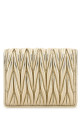 Gold leather wallet MIU MIU (5MV204AFPP) Gold leather wallet MIU MIU (5MV204AFPP)