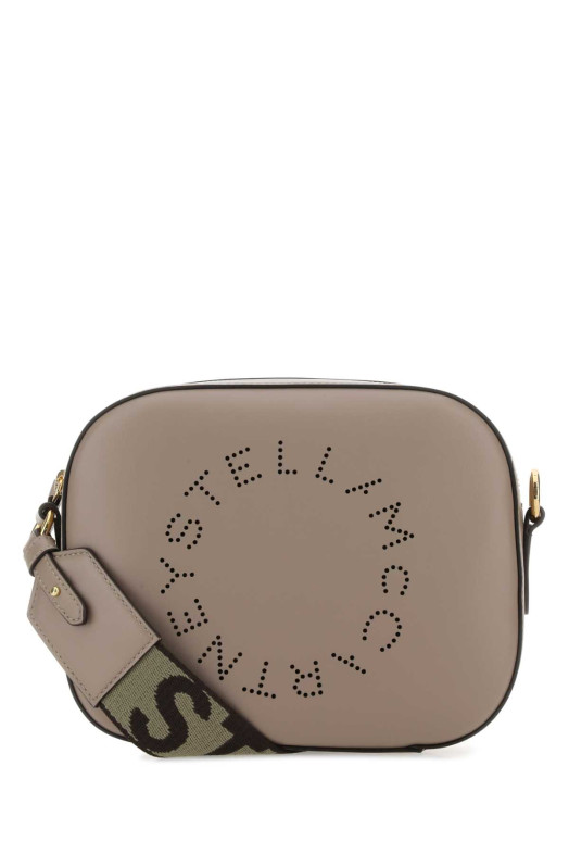 Dove grey alter mat mini Stella Logo crossbody bag STELLA McCARTNEY (700266W8542)