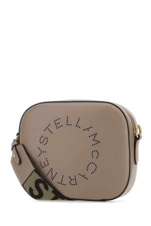 Dove grey alter mat mini Stella Logo crossbody bag STELLA McCARTNEY (700266W8542)