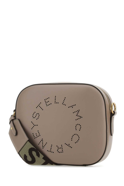 Dove grey alter mat mini Stella Logo crossbody bag STELLA McCARTNEY (700266W8542)