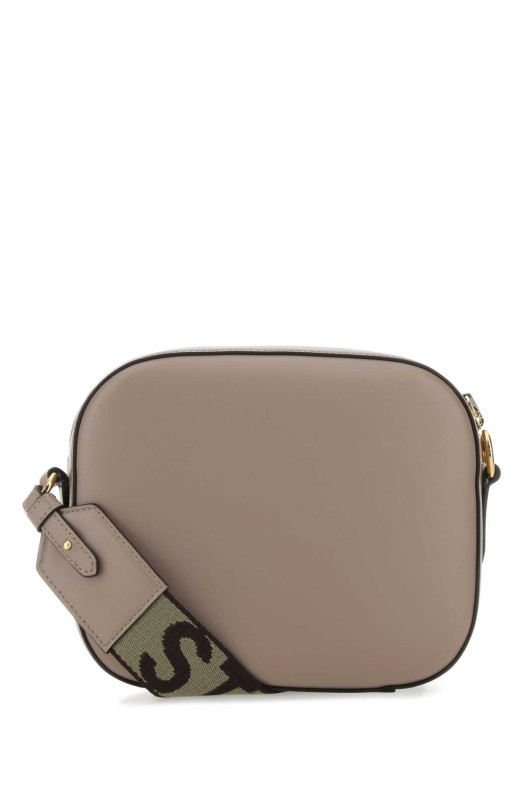 Dove grey alter mat mini Stella Logo crossbody bag STELLA McCARTNEY (700266W8542)