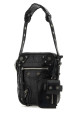 Black leather Le Cagole Men crossbody bag Black BALENCIAGA (719065210KR)