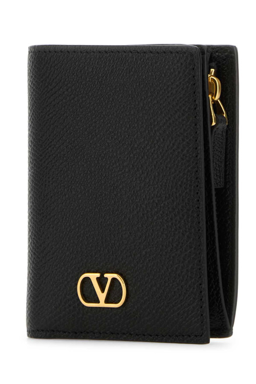 Black leather VLogo wallet Black VALENTINO GARAVANI (7W2P0AJ5SNP)
