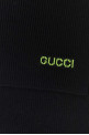 Черный шерстяной шарф GUCCI (8386784G200) Черный шерстяной шарф GUCCI (8386784G200)