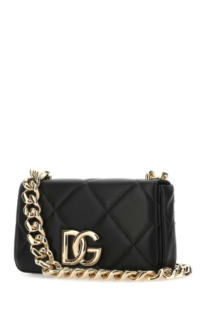 Black nappa leather 3.5 shoulder bag Black DOLCE & GABBANA (BB7192AI989) Black nappa leather 3.5 shoulder bag Black DOLCE & GABBANA (BB7192AI989)