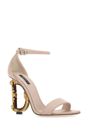 Powder pink leather Keira 105 sandals DOLCE & GABBANA (CR0739AV967) Powder pink leather Keira 105 sandals DOLCE & GABBANA (CR0739AV967)