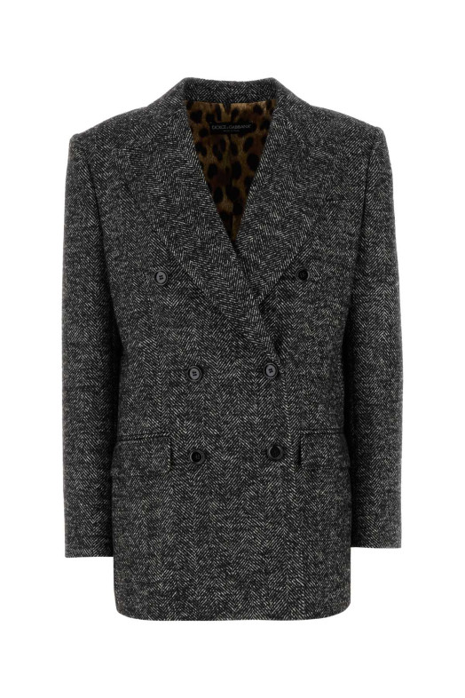 Embroidered wool blend blazer DOLCE & GABBANA (F293DTFCZAF) Embroidered wool blend blazer DOLCE & GABBANA (F293DTFCZAF)