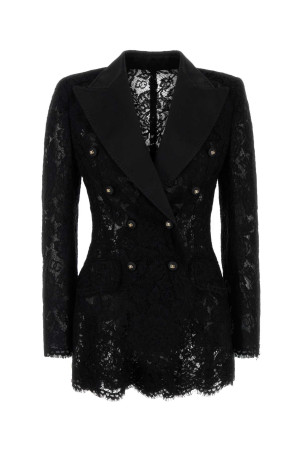 Black lace blazer Black DOLCE & GABBANA (F29TRTHLM7L) Black lace blazer Black DOLCE & GABBANA (F29TRTHLM7L)