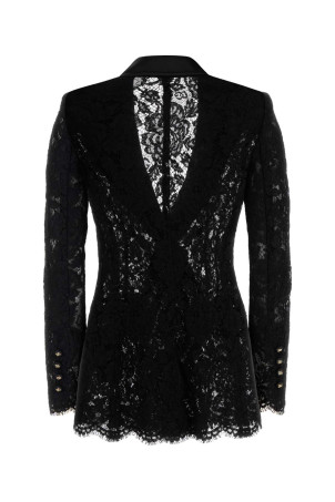 Black lace blazer Black DOLCE & GABBANA (F29TRTHLM7L) Black lace blazer Black DOLCE & GABBANA (F29TRTHLM7L)