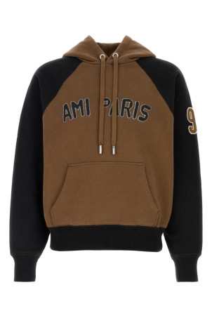 Коричнева бавовняна кофта AMI (HSW768747) AMI PARIS Коричнева бавовняна кофта AMI (HSW768747) AMI PARIS