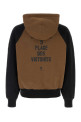 Brown cotton sweatshirt AMI (HSW768747) Brown cotton sweatshirt AMI (HSW768747)