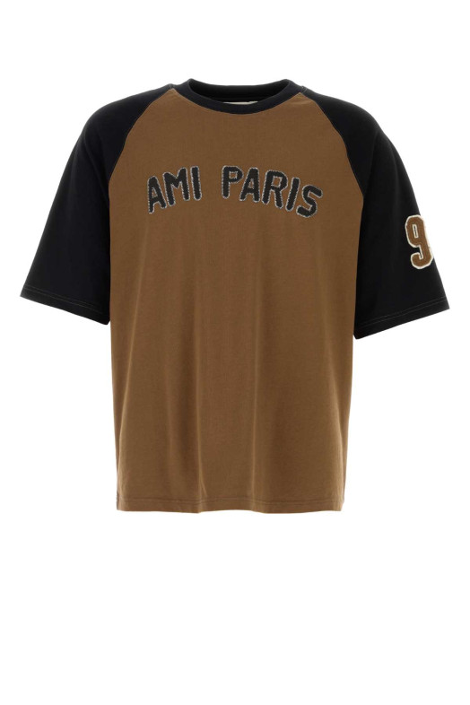 Brown cotton oversize t-shirt AMI (HTS350726) Brown cotton oversize t-shirt AMI (HTS350726)