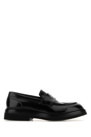 Black leather Gunter loafers SANTONI (MCAF18365JW6SNOV) Black leather Gunter loafers SANTONI (MCAF18365JW6SNOV)