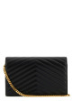 Black leather Cassandre clutch Black SAINT LAURENT (377828AAA44) Black leather Cassandre clutch Black SAINT LAURENT (377828AAA44)