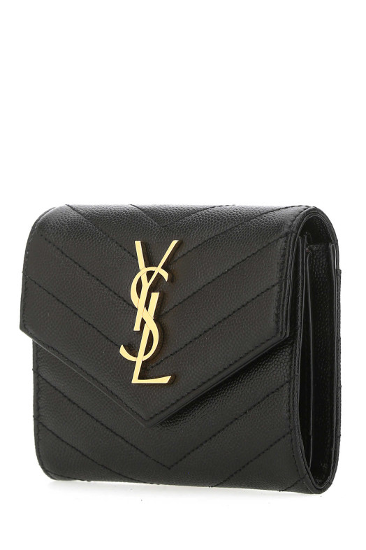 Black leather wallet Black SAINT LAURENT (403943BOW01) Black leather wallet Black SAINT LAURENT (403943BOW01)