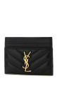 Черный кожаный держатель для карт Cassandre Черный SAINT LAURENT (423291AAA44) Черный кожаный держатель для карт Cassandre Черный SAINT LAURENT (423291AAA44)