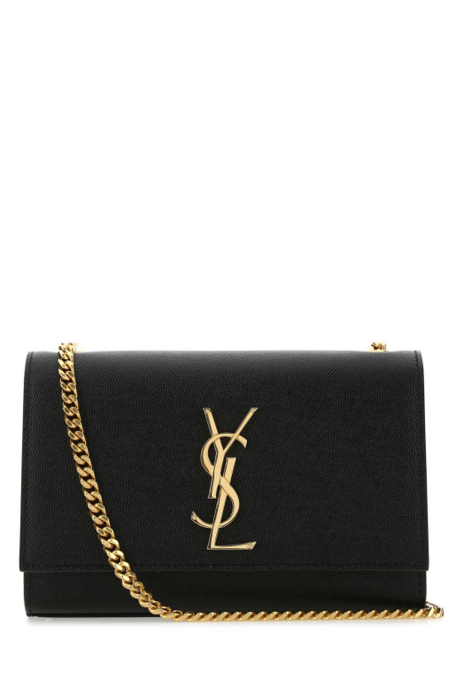 Black leather crossbody bag Black SAINT LAURENT (469390BOW0J) Black leather crossbody bag Black SAINT LAURENT (469390BOW0J)