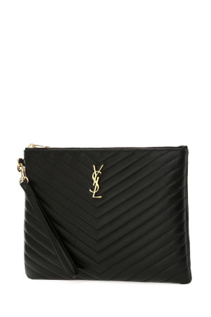 Black leather Jolie I-Pad holder Black SAINT LAURENT (559193CWU01) Black leather Jolie I-Pad holder Black SAINT LAURENT (559193CWU01)