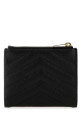 Black leather card holder Black SAINT LAURENT (575879BOW01) Black leather card holder Black SAINT LAURENT (575879BOW01)