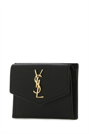 Black leather card holder Black SAINT LAURENT (5823051GF0J) Black leather card holder Black SAINT LAURENT (5823051GF0J)