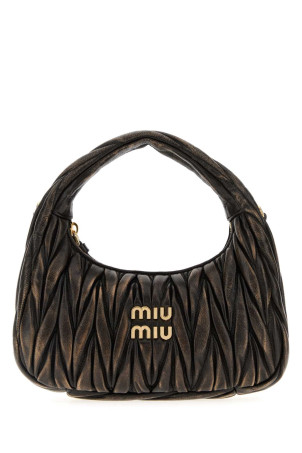 Dark brown nappa leather handbag MIU MIU (5BC125VOOYAF6Q) Dark brown nappa leather handbag MIU MIU (5BC125VOOYAF6Q)