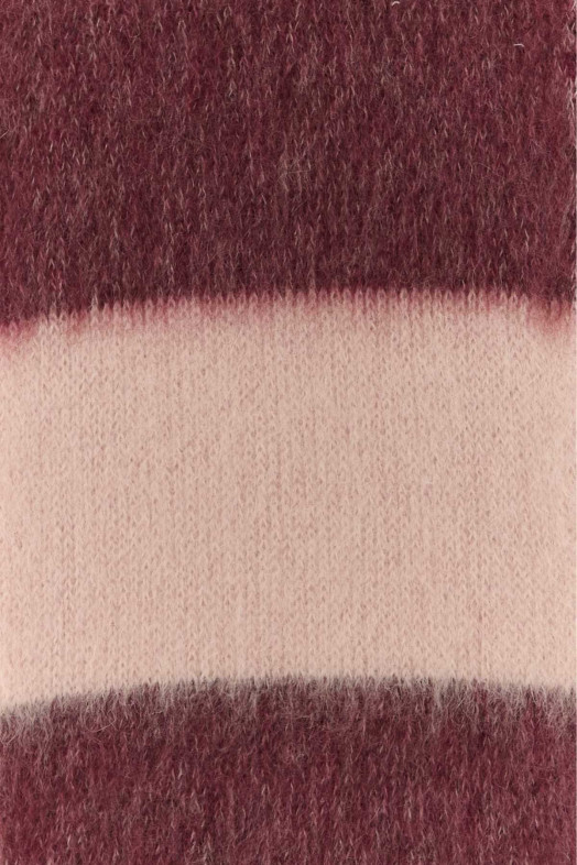 Embroidered mohair blend scarf MIU MIU (5FS0942CVE) Embroidered mohair blend scarf MIU MIU (5FS0942CVE)