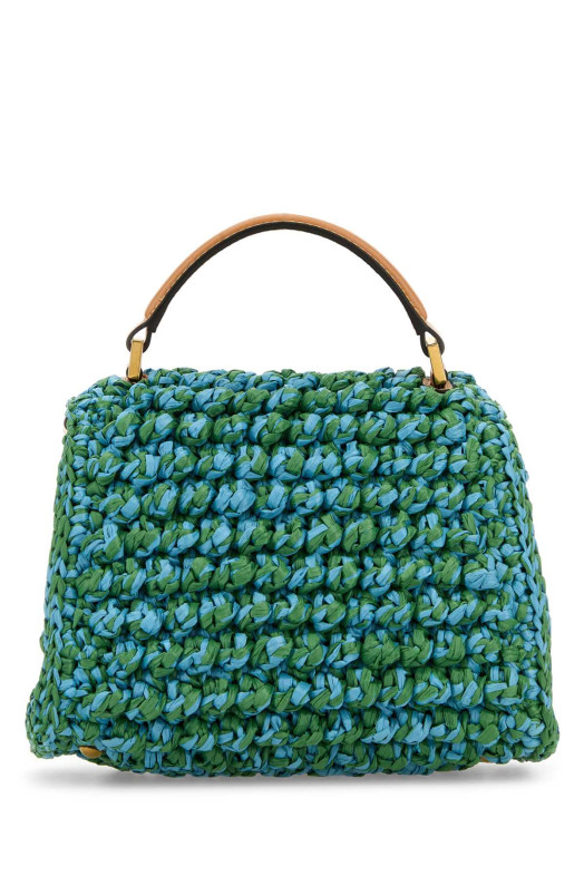 Двухцветная сумка из рафии VSling VALENTINO GARAVANI (6W2B0G97EIL) Двухцветная сумка из рафии VSling VALENTINO GARAVANI (6W2B0G97EIL)