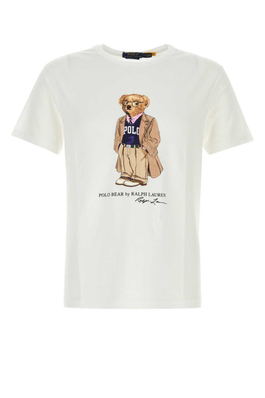 Белая хлопковая футболка POLO RALPH LAUREN (710974584) Белая хлопковая футболка POLO RALPH LAUREN (710974584)