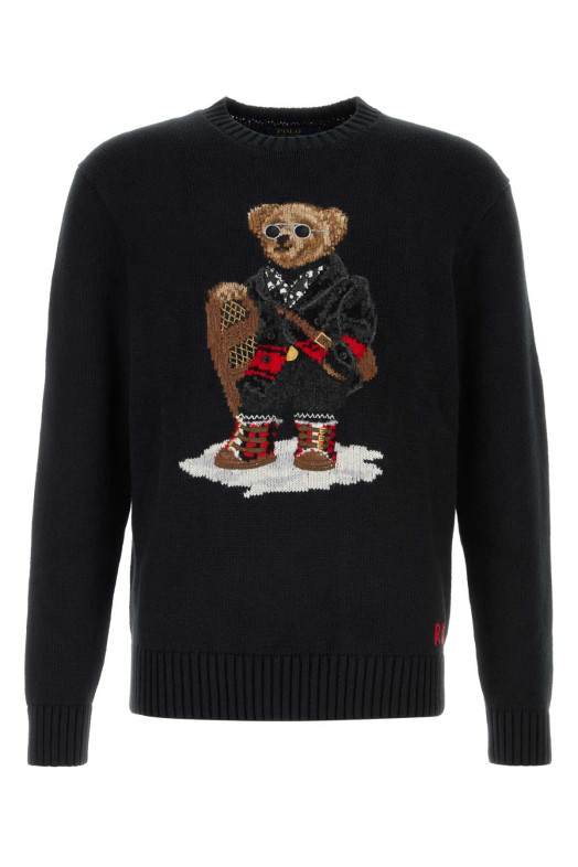 Black cotton blend sweater POLO RALPH LAUREN (710982140) Black cotton blend sweater POLO RALPH LAUREN (710982140)
