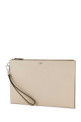 Ivory leather clutch FENDI (7N0132AP16) Ivory leather clutch FENDI (7N0132AP16)