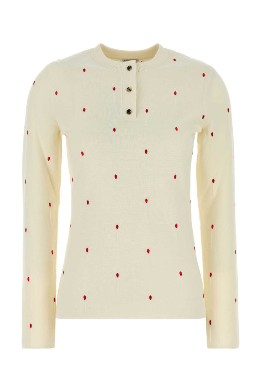 Embroidered cotton blend sweater BOTTEGA VENETA (824241V5BG0) Embroidered cotton blend sweater BOTTEGA VENETA (824241V5BG0)