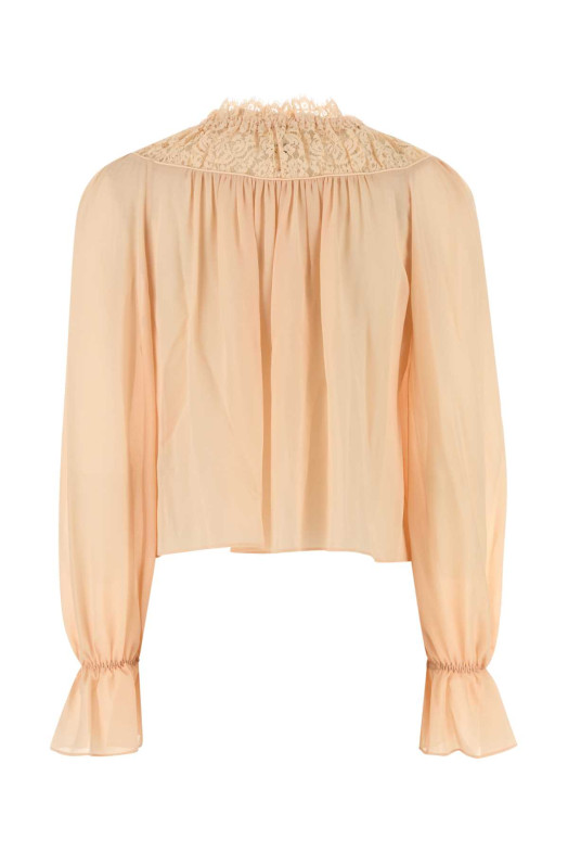 Light pink crepe blouse CHLOE (CH25AHT87117) Light pink crepe blouse CHLOE (CH25AHT87117)