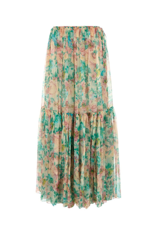 Printed silk skirt CHLOE (CH25UJU10465) Printed silk skirt CHLOE (CH25UJU10465)