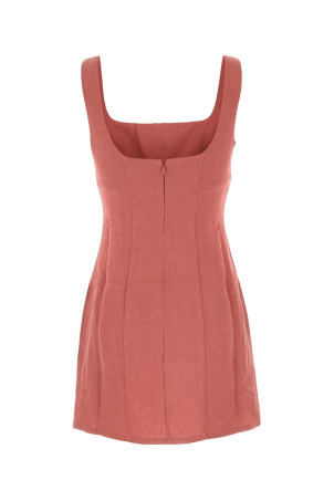 Dark pink linen mini dress Pink LE KASHA (EISSA) Dark pink linen mini dress Pink LE KASHA (EISSA)
