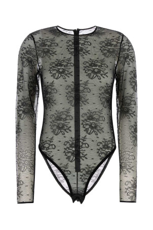Black lace bodysuit Black DOLCE & GABBANA (F79BPTFLREX)