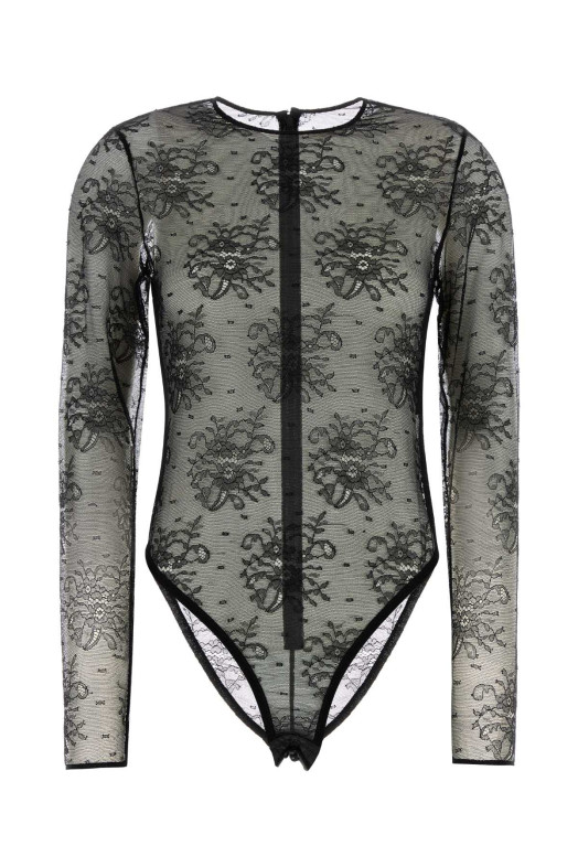 Black lace bodysuit Black DOLCE & GABBANA (F79BPTFLREX)