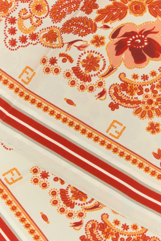 Printed silk FF foulard FENDI (FXT091AV9G)
