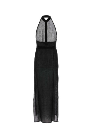 Black linen dress Black LE KASHA (JABAL) Black linen dress Black LE KASHA (JABAL)