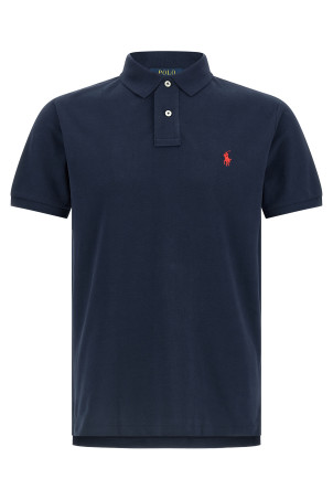 Поло с вышитым логотипом Синий POLO RALPH LAUREN 710782592008 Поло с вышитым логотипом Синий POLO RALPH LAUREN 710782592008