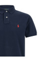 Logo embroidery polo shirt Blue Logo embroidery polo shirt Blue