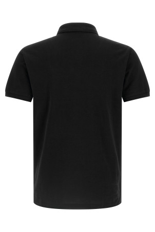 Logo embroidery polo shirt Black Logo embroidery polo shirt Black