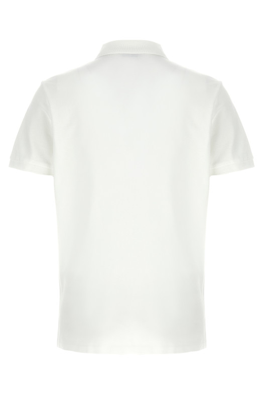 Logo embroidery polo shirt White Logo embroidery polo shirt White